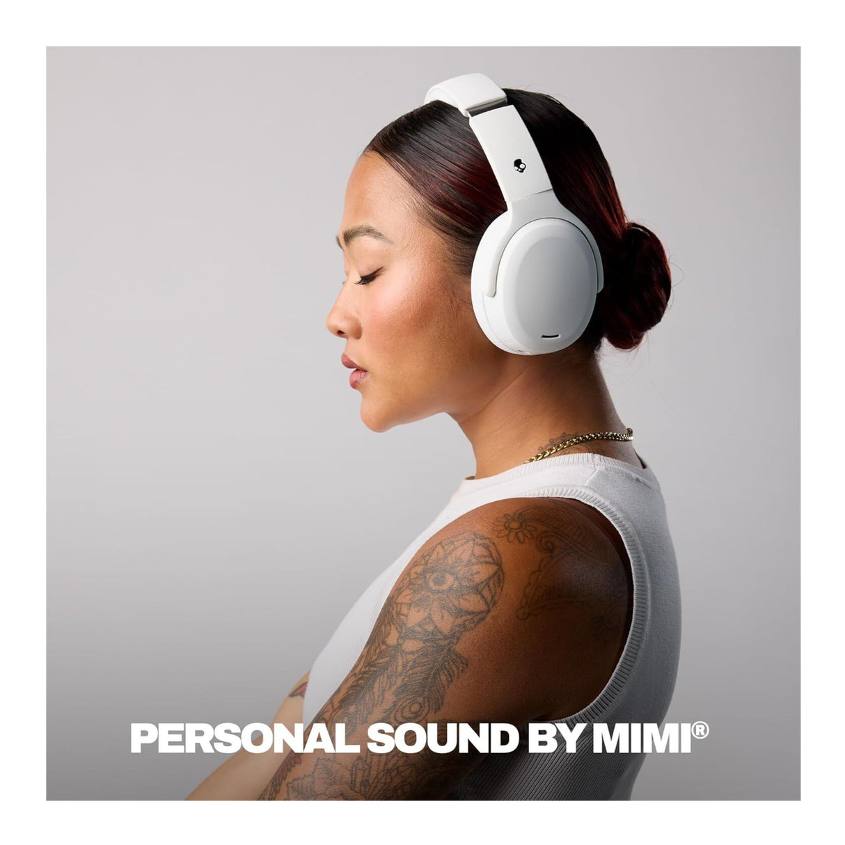 Skullcandy Crusher ANC 2 Sensory Bass Headphones (Bone Orange Glow)