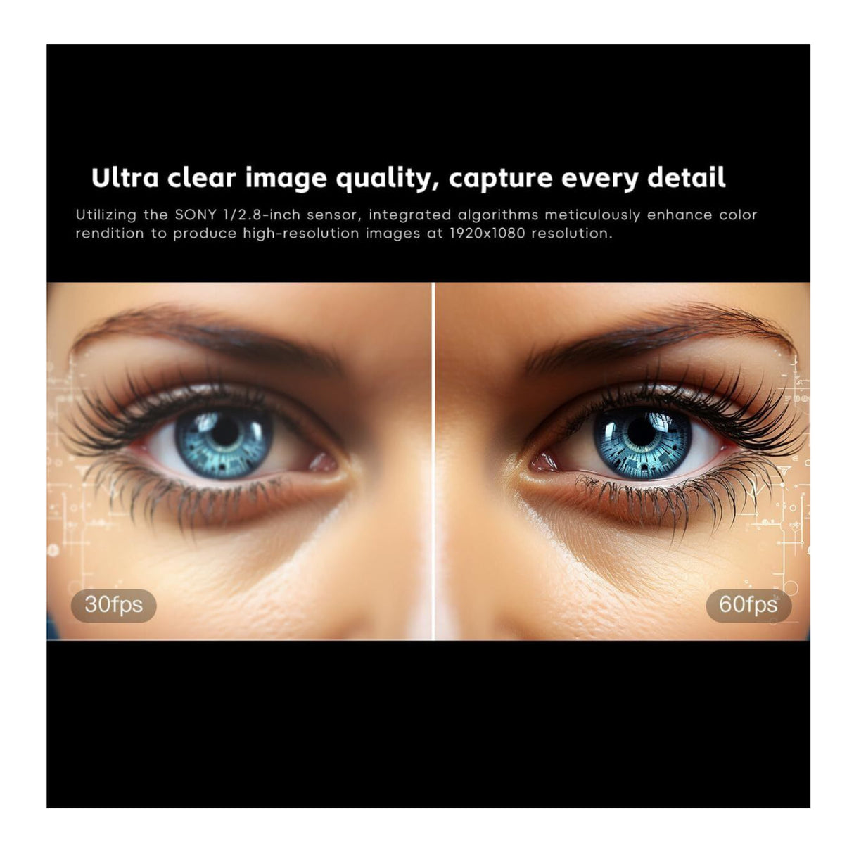 CineTreak CT-PT20 PTZ Camera - 1080p60, 20x Optical Zoom with AI Human Tracking