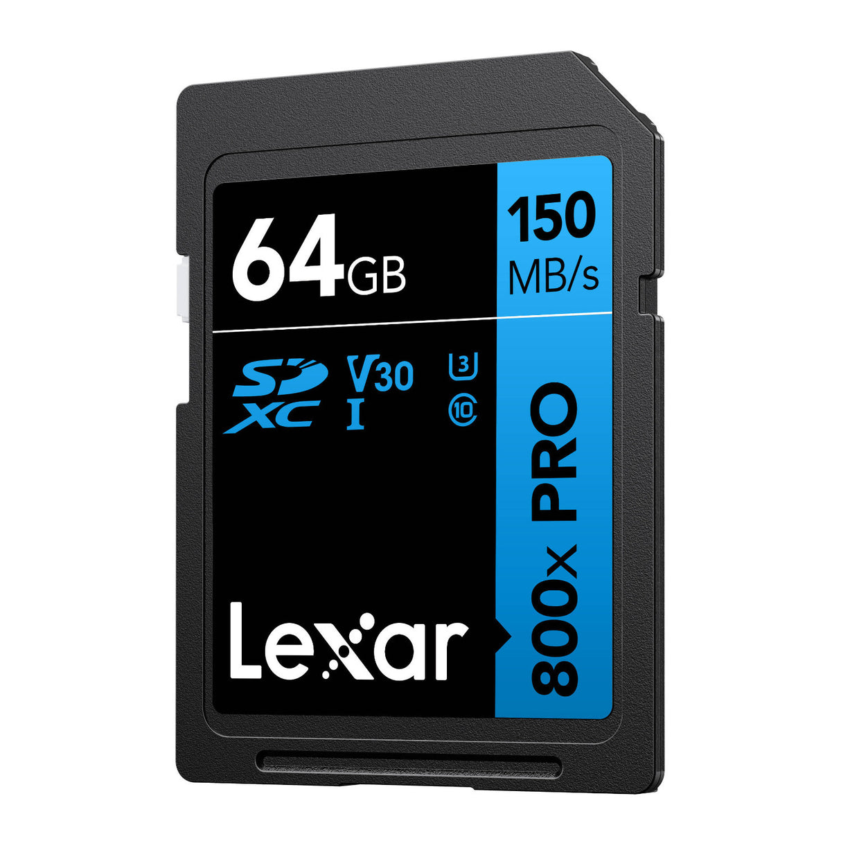 Lexar 64GB High-Performance 800x PRO UHS-I SDXC Memory Card (BLUE Series)