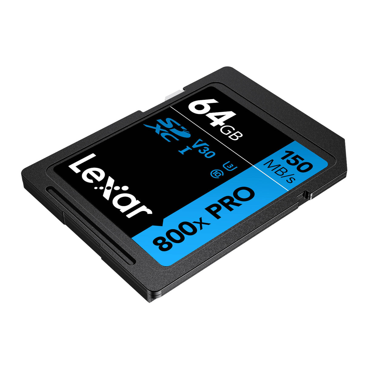 Lexar 64GB High-Performance 800x PRO UHS-I SDXC Memory Card (BLUE Series)