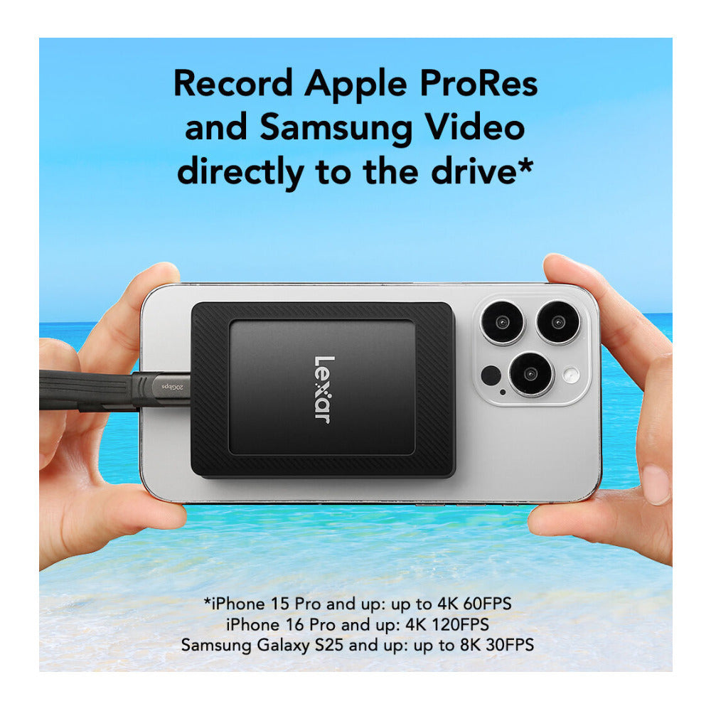 Lexar SL500 Portable SSD with Magnetic Set (2TB)