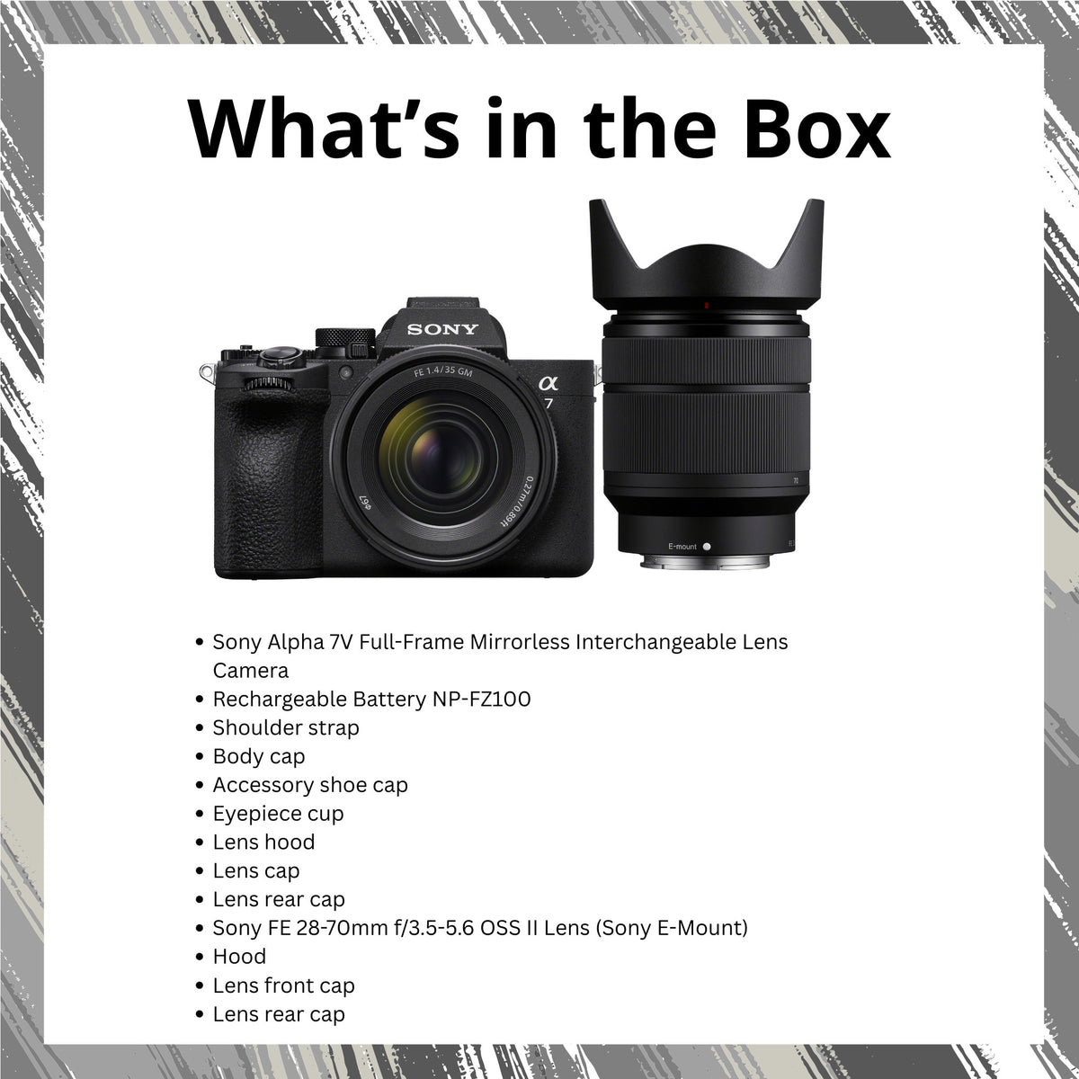 Sony Alpha 7V Full-frame Mirrorless Camera with 28-70mm m2 Lens (Open Box)