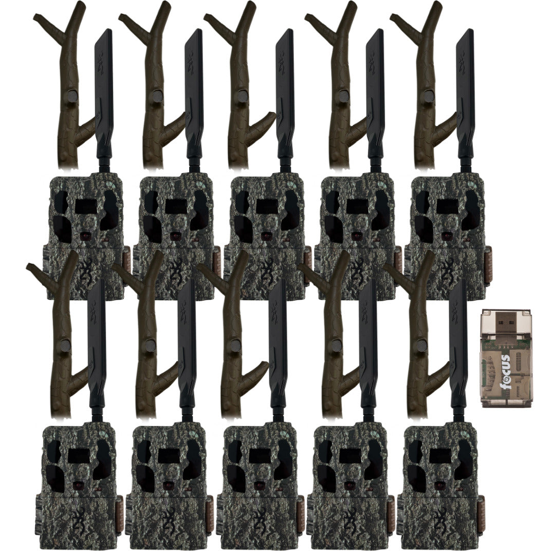 Browning Trail Camera Defender 46MP HD AI Wireless Pro Scout Max Bundle