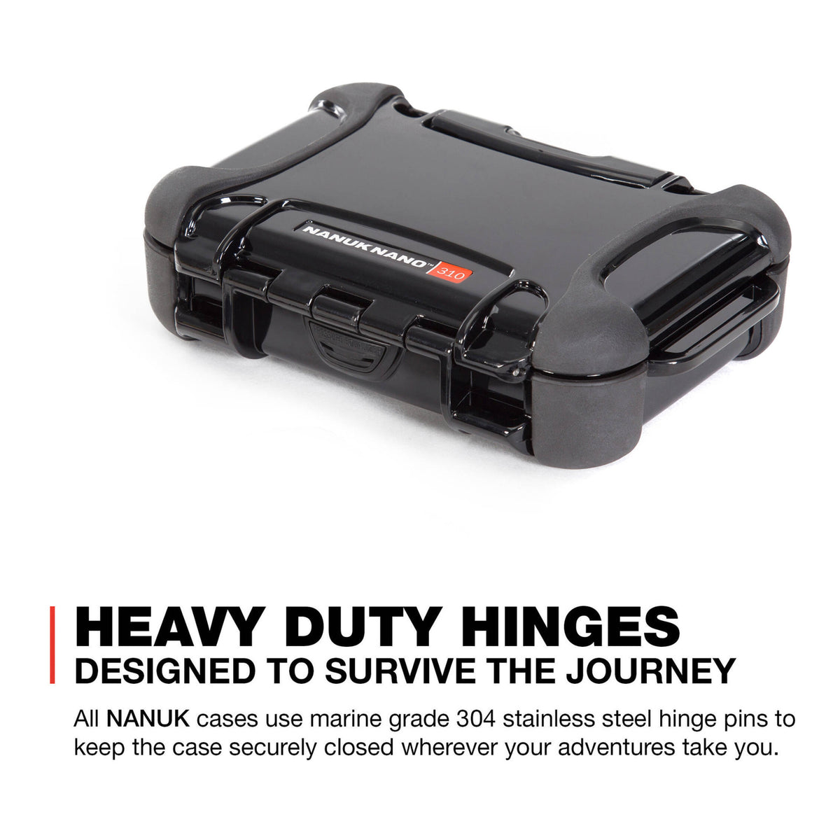 Nanuk Nano 310 Hard Case (Black, 0.3L) (Open Box)