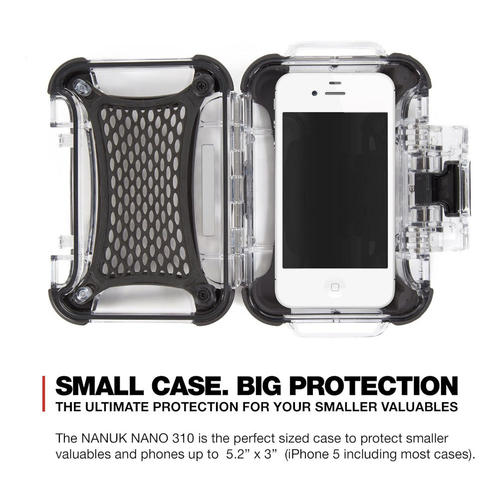 Nanuk Nano 310 Hard Case (Clear, 0.3L) (Open Box)