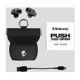 Skullcandy Push 720 Open-Ear True Wireless Earbuds (True Black)