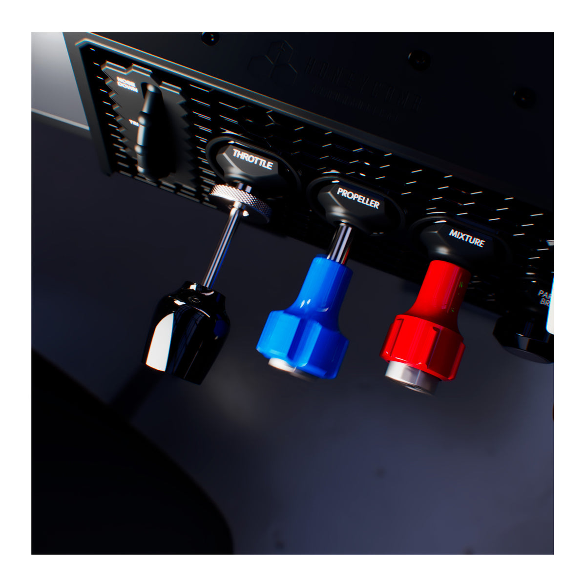 Honeycomb Aeronautical Sierra TPM Module with Flight Controls and Dust Covers