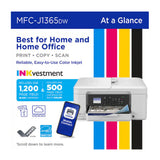 Brother INKvestment 1365 Wireless Color Inkjet All-in-One Printer