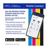 Brother INKvestment 1365 Wireless Color Inkjet All-in-One Printer