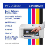 Brother INKvestment 1365 Wireless Color Inkjet All-in-One Printer