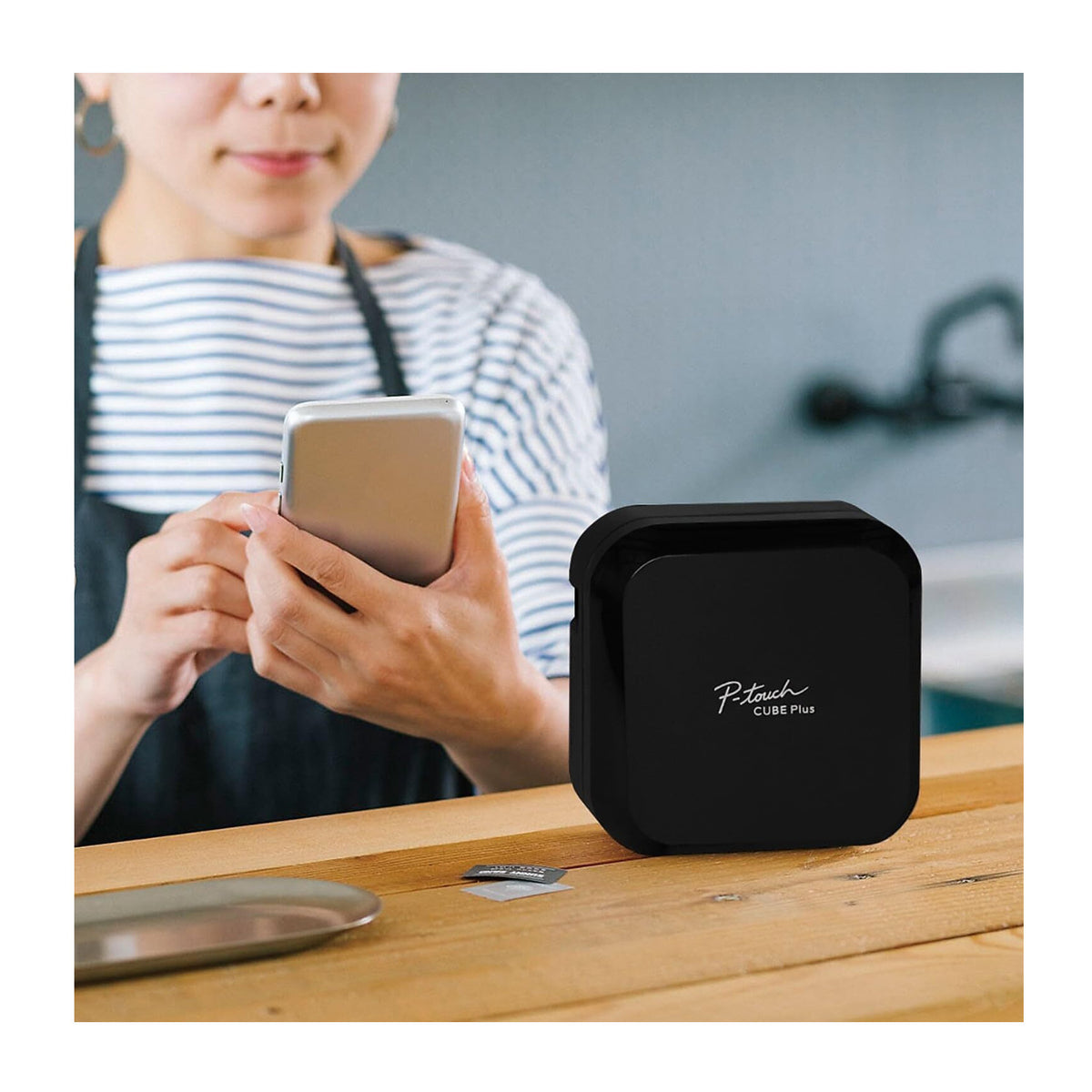 Brother PT-P710BT P-touch CUBE Plus Bluetooth Portable Label Maker