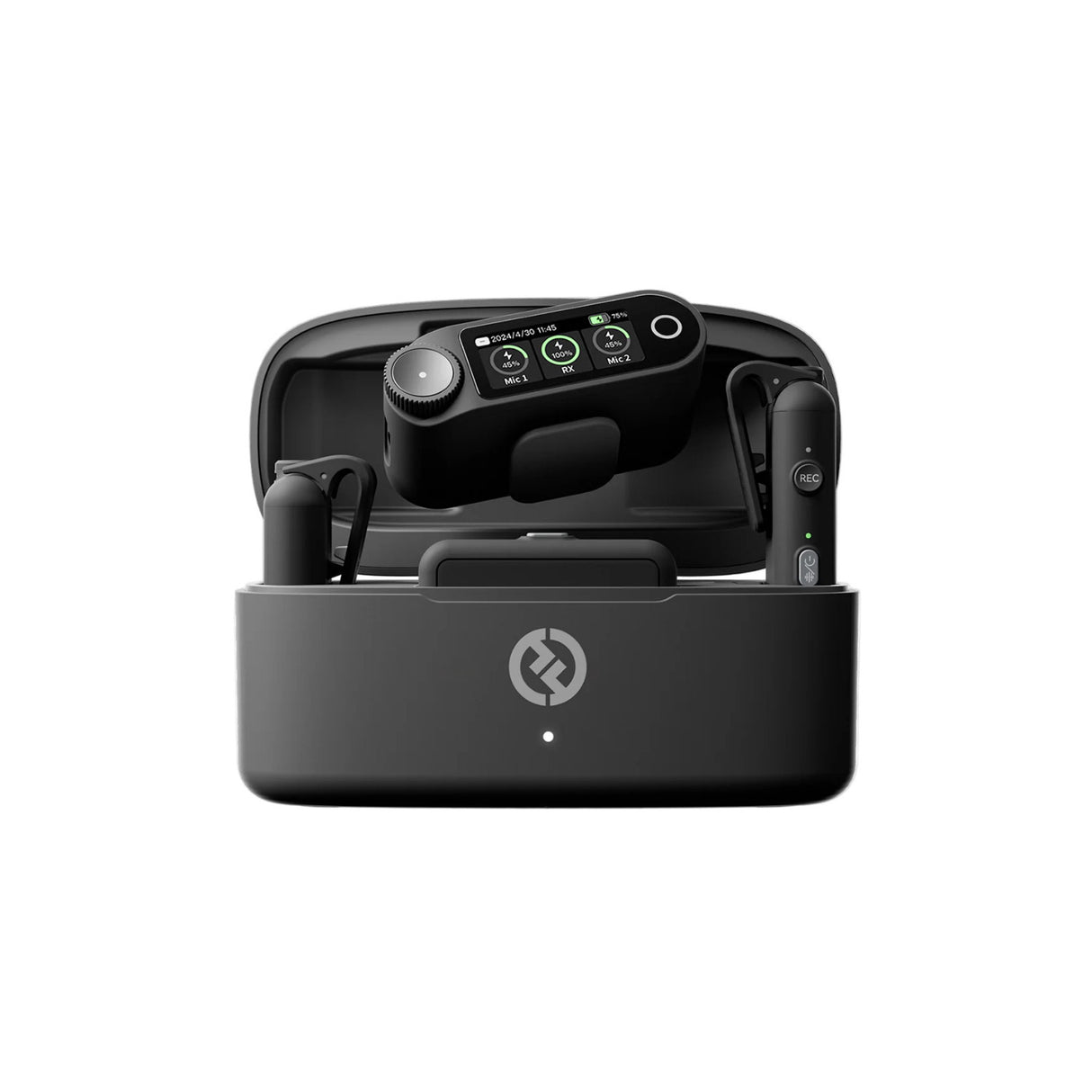 Hollyland LARK MAX 2 Combo 4-Person Wireless Microphone System (Space Gray)