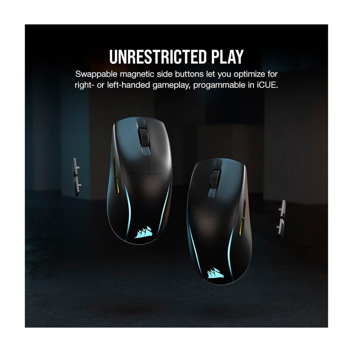 Corsair M75 Wireless RGB Lightweight FPS Gaming Mouse (Black)