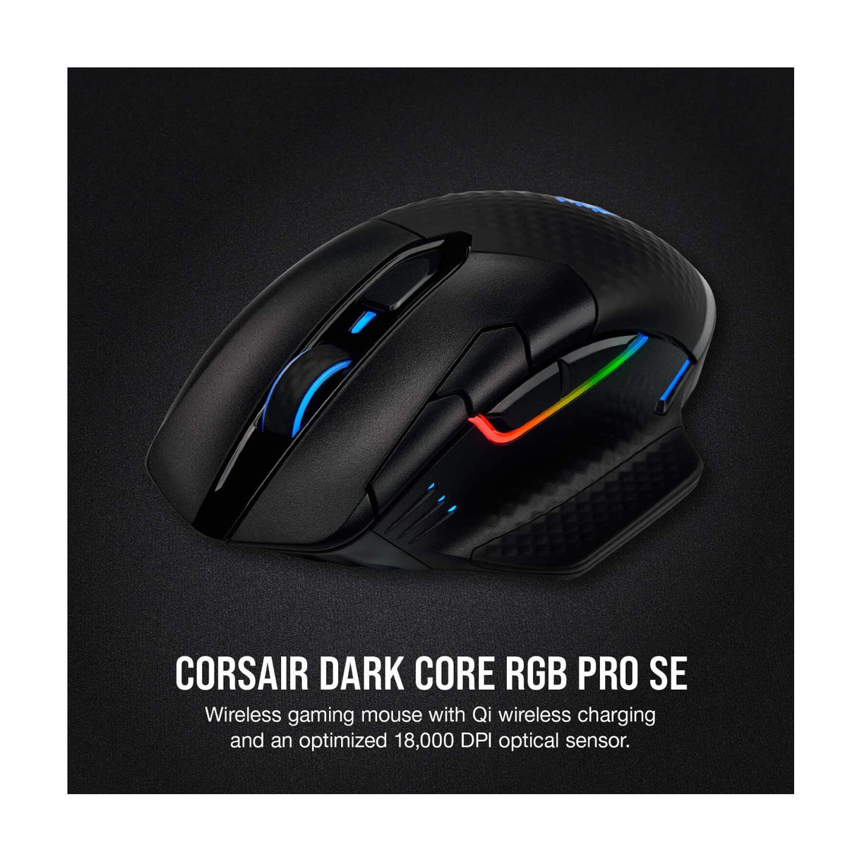 Corsair Dark CORE RGB PRO SE Wireless FPS/MOBA Gaming Mouse (Black)