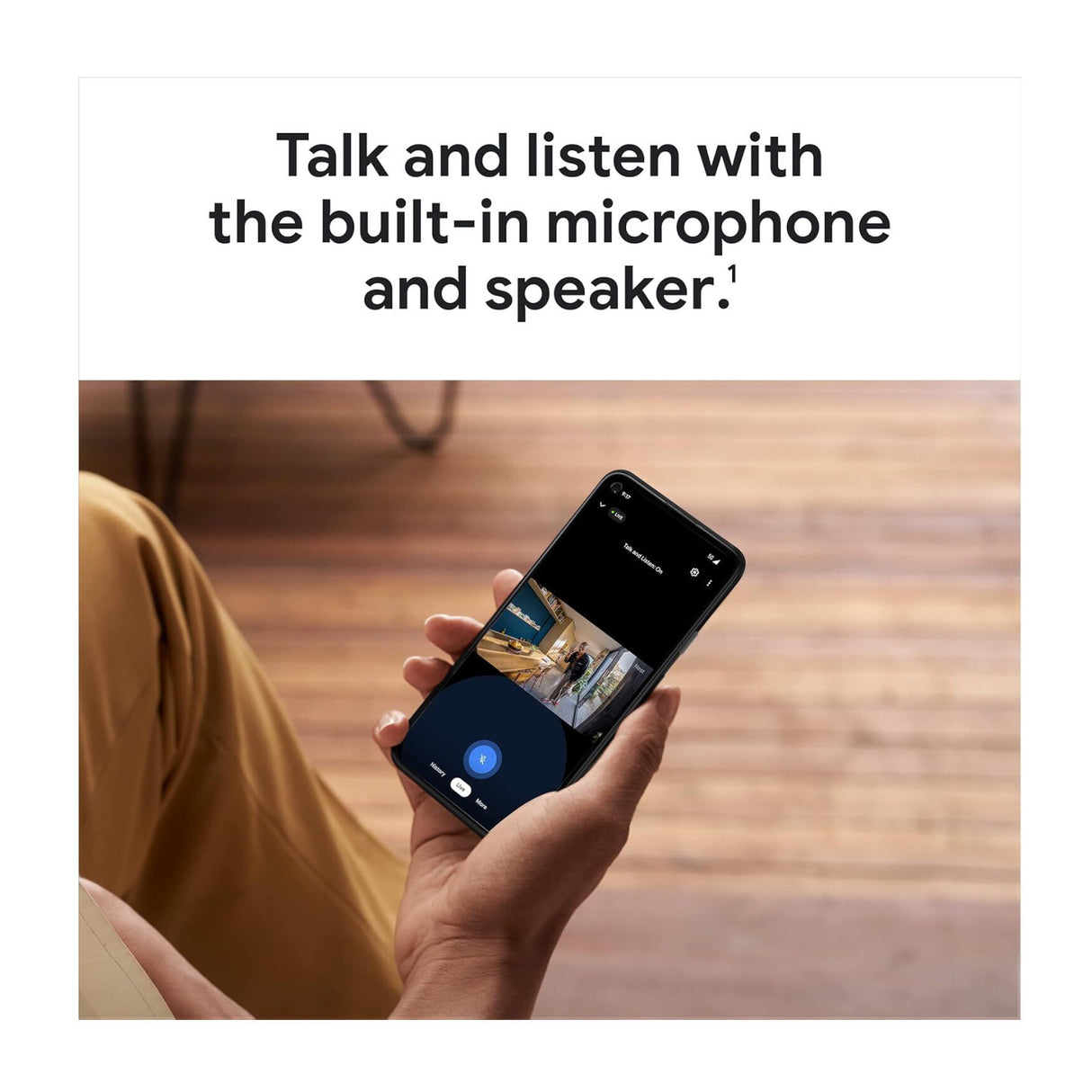 Google Nest Indoor Wired Security Camera 1080p Resolution 2nd Generation (Snow)