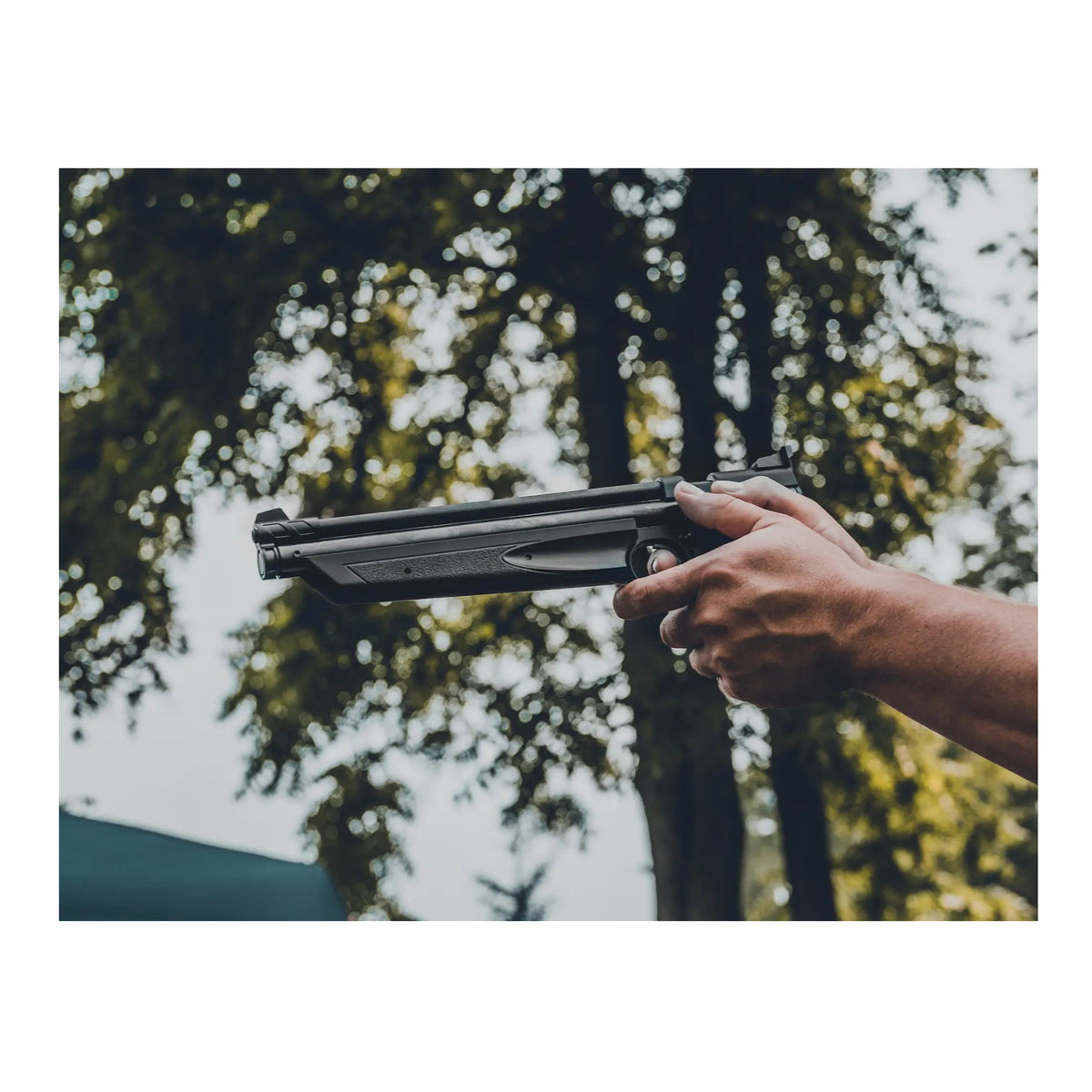 Crosman P1377 American Classic .177 Variable Pump Pellet Pistol (Black)