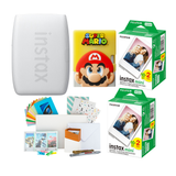 Fujifilm Instax Mini Link 3 Smartphone Printer (Clay White) Bundle