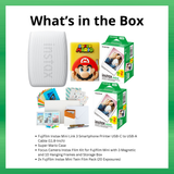 Fujifilm Instax Mini Link 3 Smartphone Printer (Clay White) Bundle