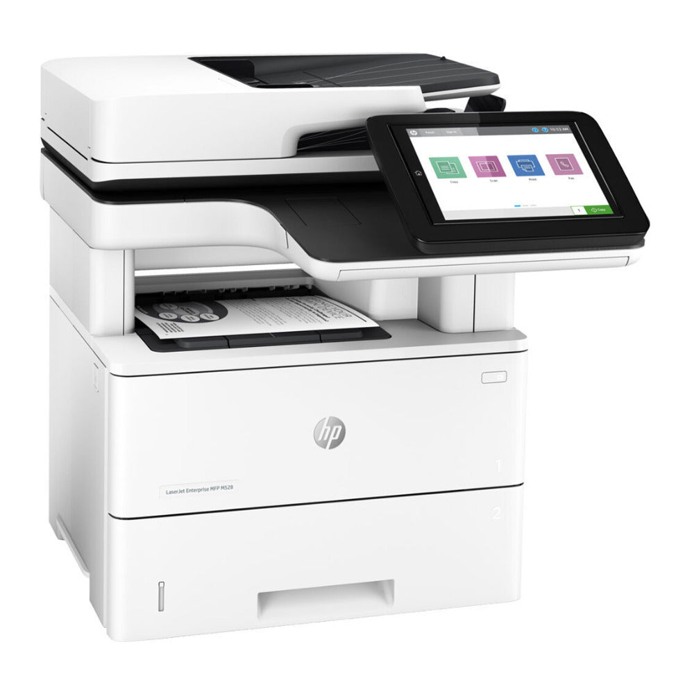 HP MFP M528dn Multi-function Monochrome Laser Printer (White)