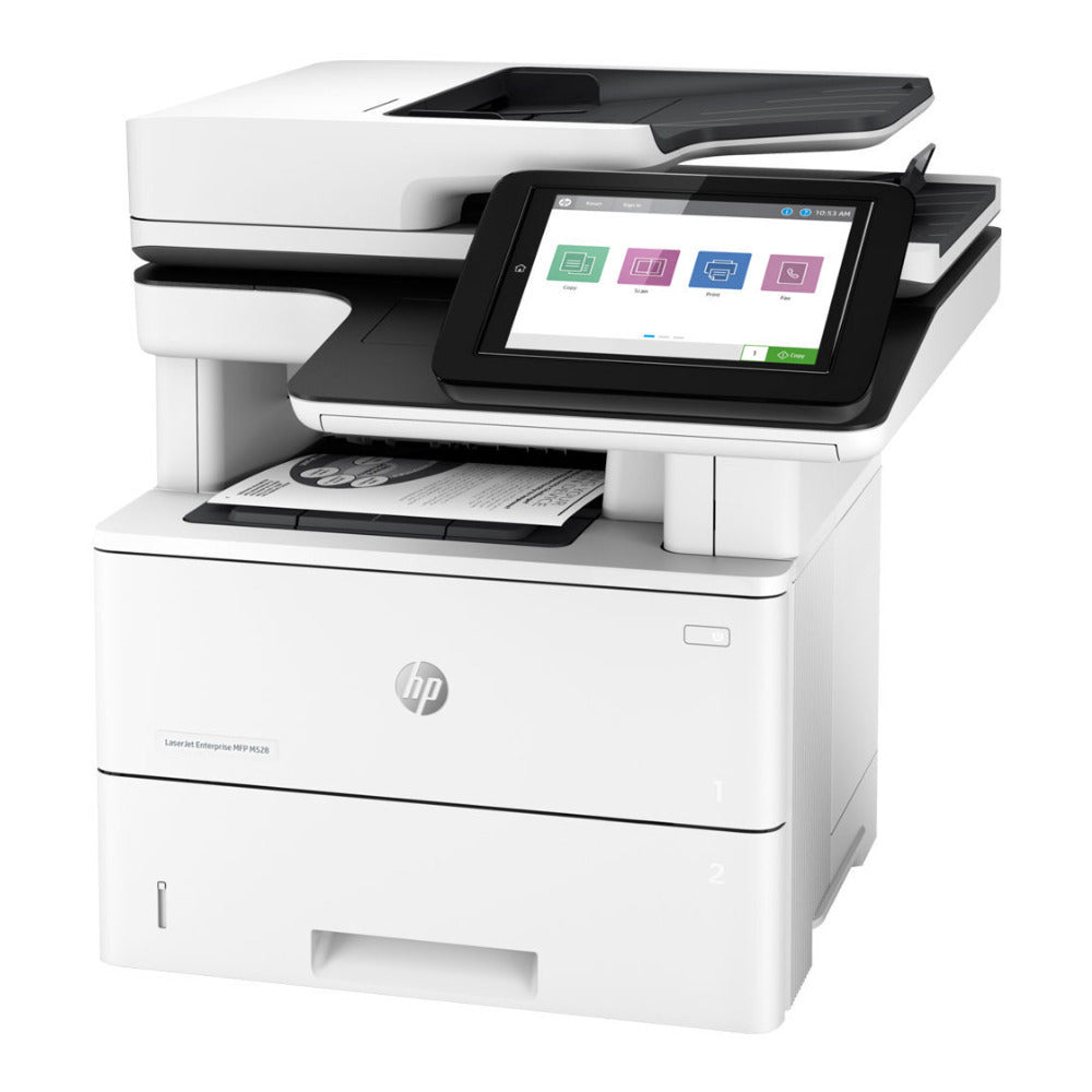 HP MFP M528dn Multi-function Monochrome Laser Printer (White)