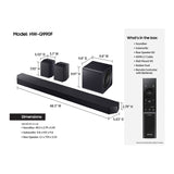 Samsung HW-Q990F/ZC 756-Watt 11.1.4 Channel Sound Bar with Wireless Subwoofer