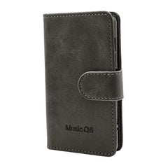Samvix Leather Book Case for Q6 Music Player (Gray)
