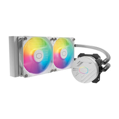 Cooler Master MasterLiquid 240L Core ARGB Close-Loop AIO Liquid Cooler (White) (Open Box)