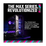 Cooler Master TD500 MAX ATX Mid-Tower PC Case with Atmos 360 MAX AIO Cooler