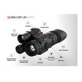 ATN Odin 6 Multi-Functional Thermal Optic with 640480 Sensor and Built-in LRF