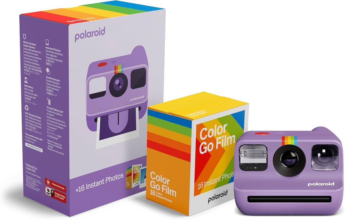 Polaroid Go Gen 2 Instant Camera with Color Go Film and USB-C Charging (Purple) (Open Box)