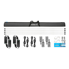 NANLITE PavoTube II 60XR RGB LED Pixel Tube Light (4-Light Kit)