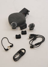 DJI Mic Mini (2 TX + 1 RX) Wireless Lavalier Microphone for 2-Person (Black) (Used)