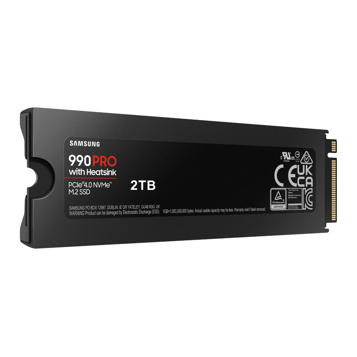 Samsung 2TB 990 PRO PCIe 4.0 x4 M.2 Internal SSD with Heatsink