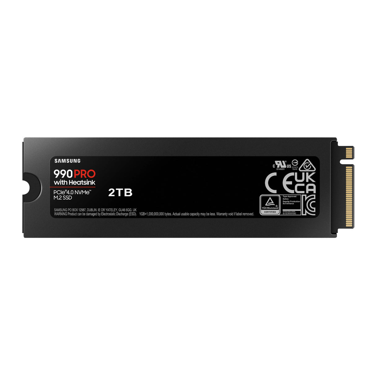Samsung 2TB 990 PRO PCIe 4.0 x4 M.2 Internal SSD with Heatsink