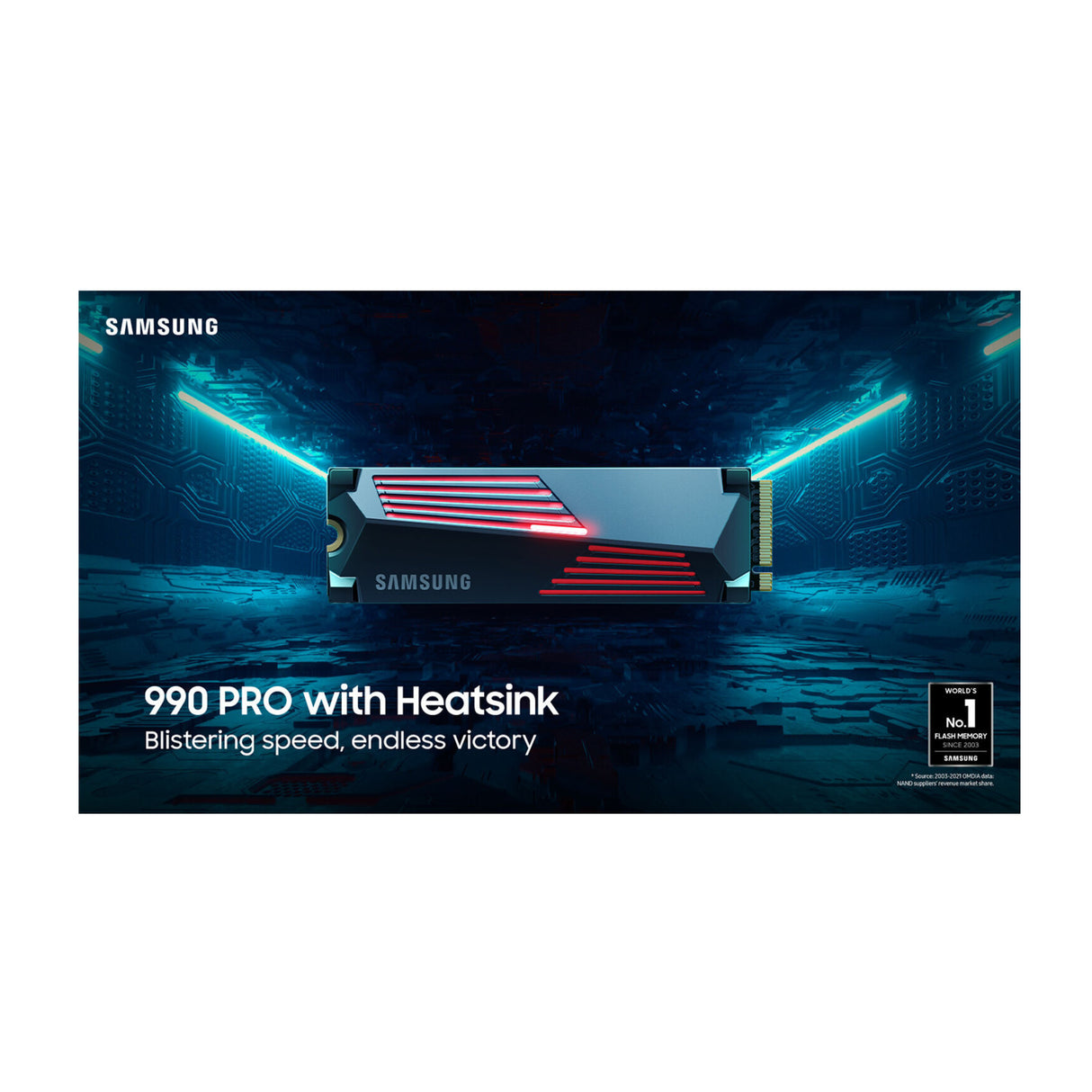 Samsung 2TB 990 PRO PCIe 4.0 x4 M.2 Internal SSD with Heatsink
