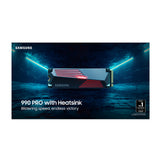 Samsung 2TB 990 PRO PCIe 4.0 x4 M.2 Internal SSD with Heatsink
