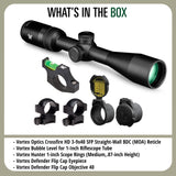 Vortex Optics Crossfire HD 3-9x40 SFP Straight-Wall BDC MOA Bundle