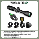 Vortex Optics Crossfire HD 3-9x40 SFP Muzzleloader BDC MOA with RING-M Bundle