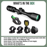 Vortex Optics Crossfire HD 4-12x44 Illuminated Dead-Hold Bundle with Accessories