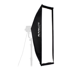 NanLite Asymmetrical Stripbank Softbox with Bowens Mount (18x43in)