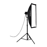 NanLite Asymmetrical Stripbank Softbox with Bowens Mount (18x43in)