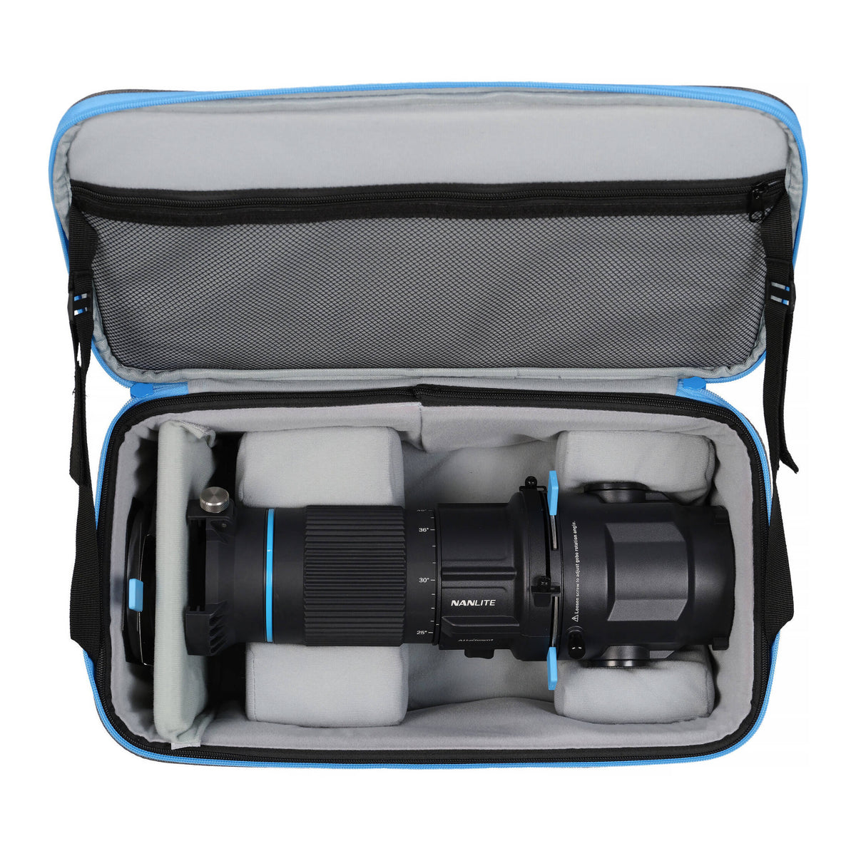 Nanlite Forza 300B II Spotlight with Projection Attachment Bowens Mount Bundle
