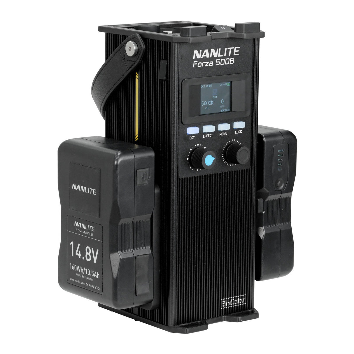 Nanlite Forza 500B II Bi-Color LED Monolight with 47-Inch Softbox Bundle