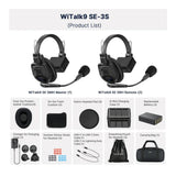 Saramonic WiTalk9 SE-3S 3-Person Full-Duplex Wireless Intercom System (2.4 GHz) (Open Box)