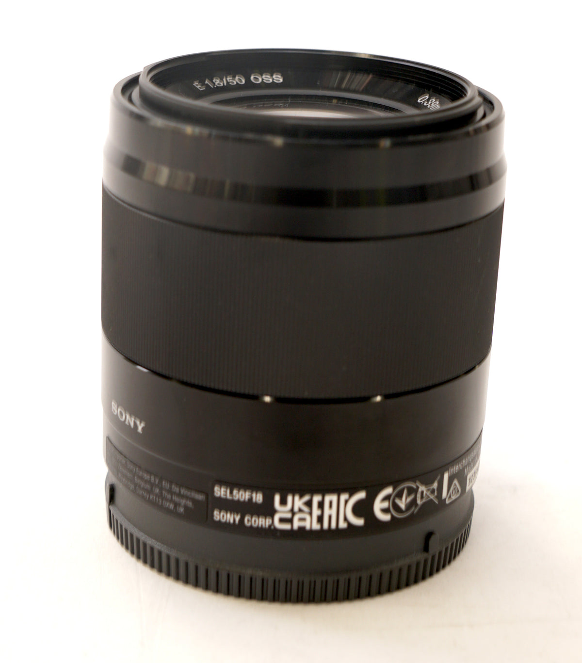 Sony E 50mm F1.8 OSS Prime Lens (Black) (Used)