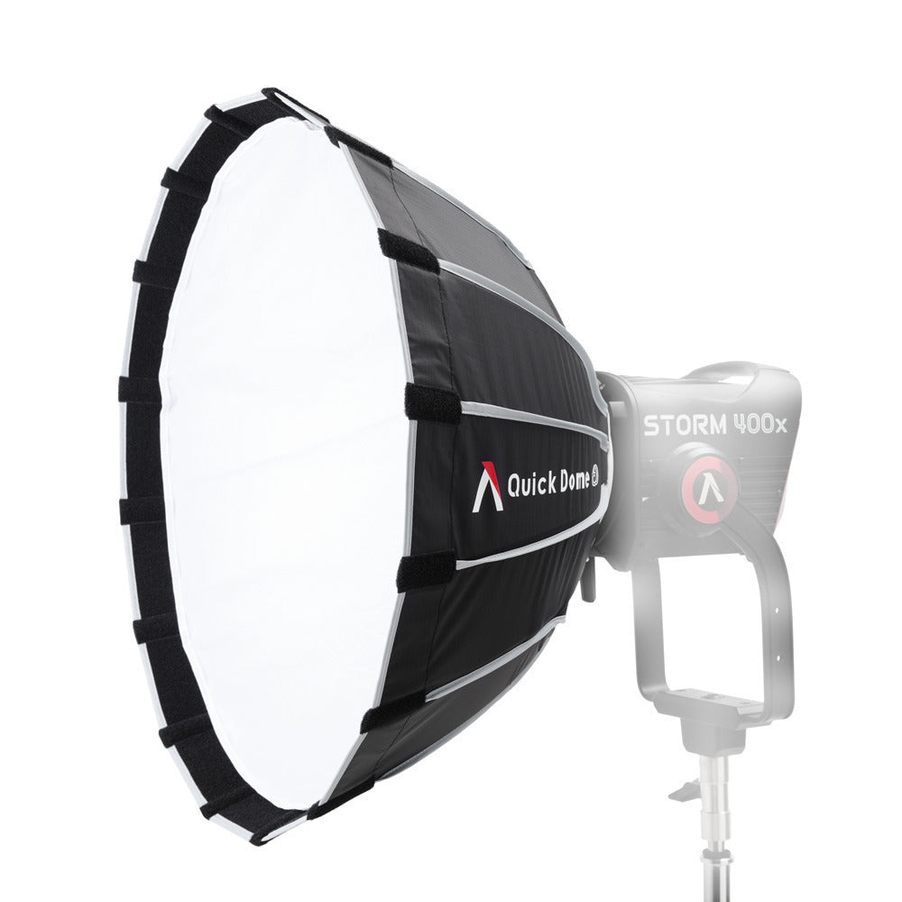 Aputure STORM 400x Tunable White LED Monolight (Gold Mount) with 24-Inch Softbox