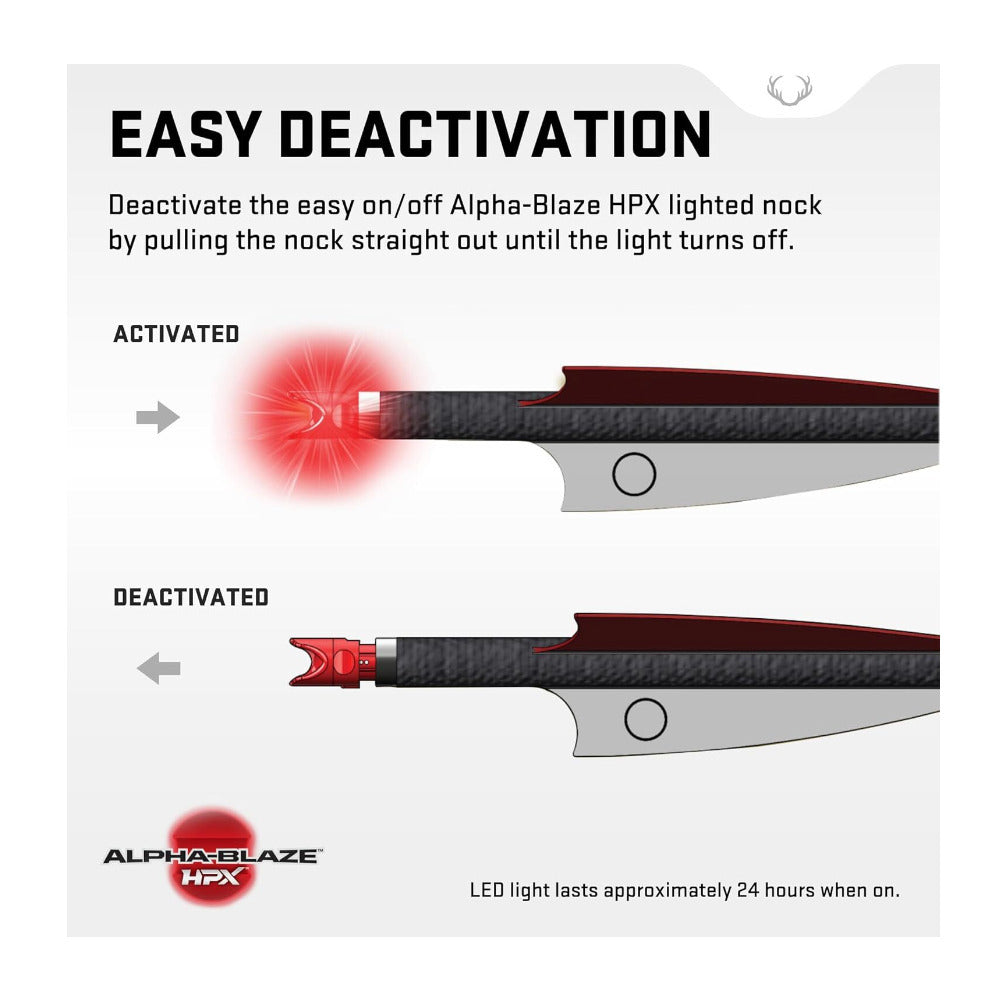 TenPoint Alpha-Blaze HPX Lighted Nock for HP Bushing