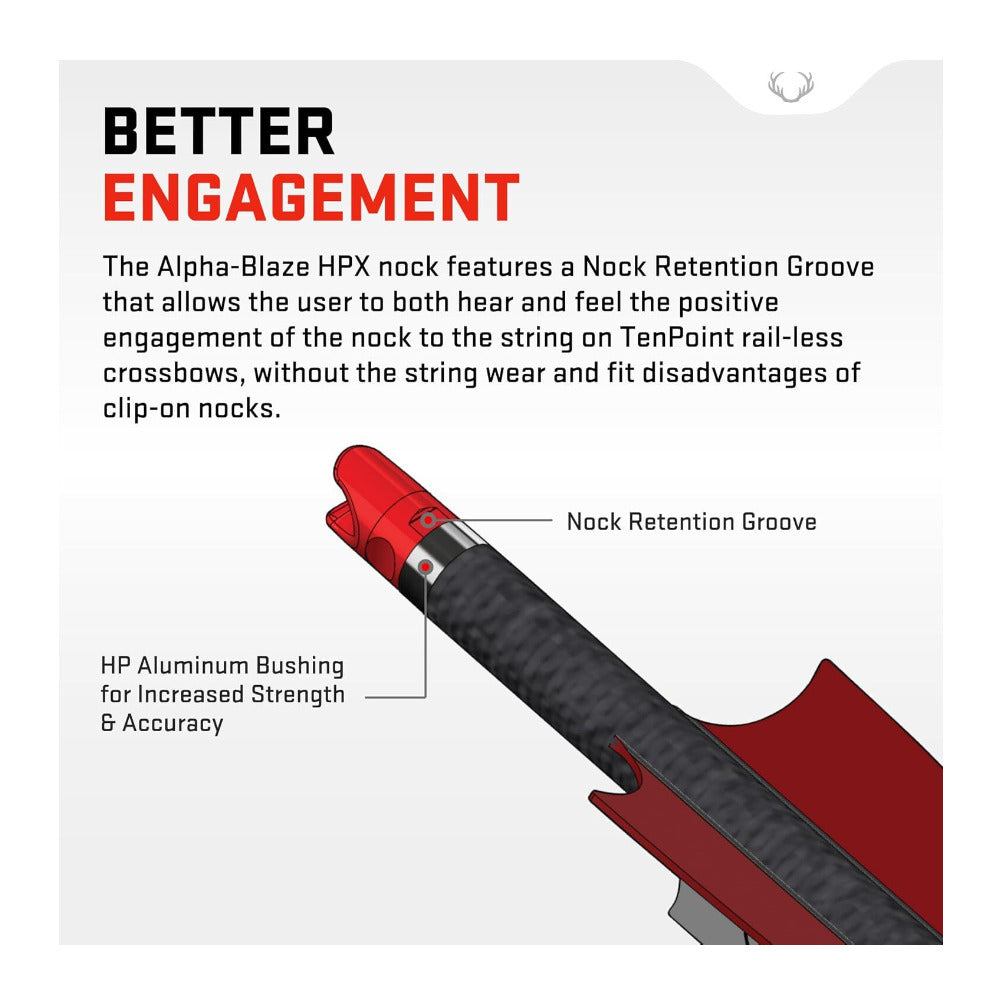 TenPoint Alpha-Blaze HPX Lighted Nock for HP Bushing