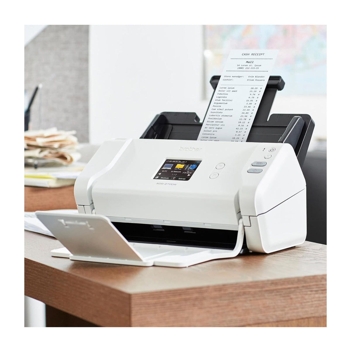 Brother ADS-2700W Cordless Sheetfed Scanner - 600 dpi Optical