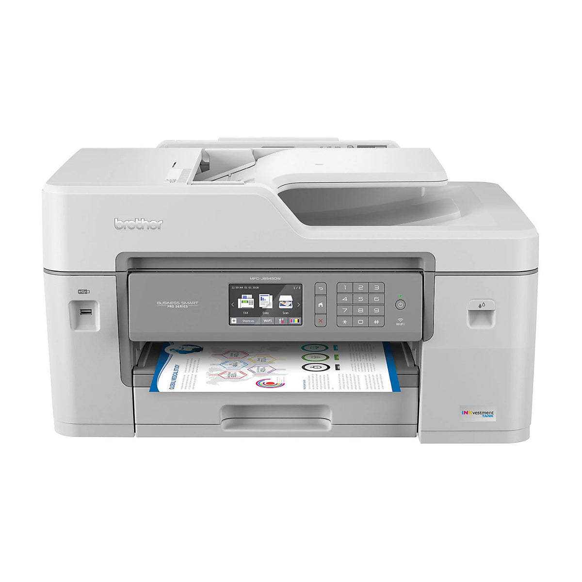 Brother MFC-J6545DW INKvestment Tank Color Inkjet All-in-One Printer w/ Wireless